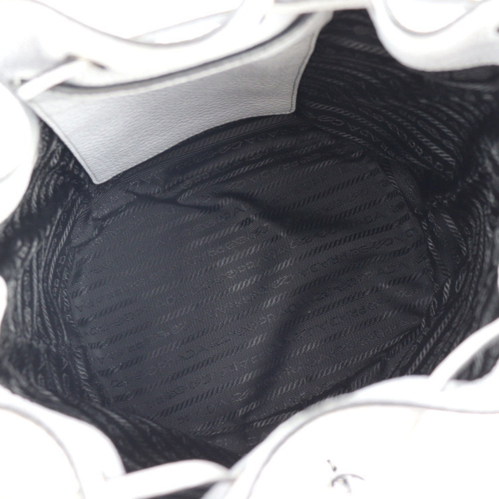 Prada Bucket Bag Gray Drawstring - image 7